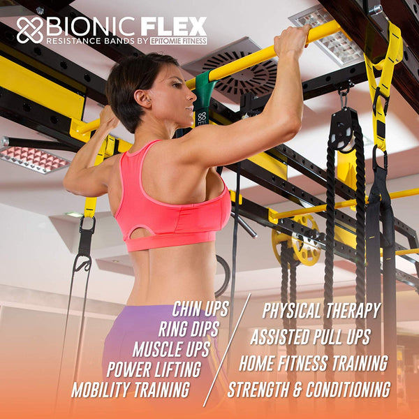 Bionic Flex Pull Up Assistance Band – Epitomie Fitness