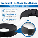 Exercise Ball Base for Stability - Stand For Balance Balls Fits Balls from 55cm to 75cm