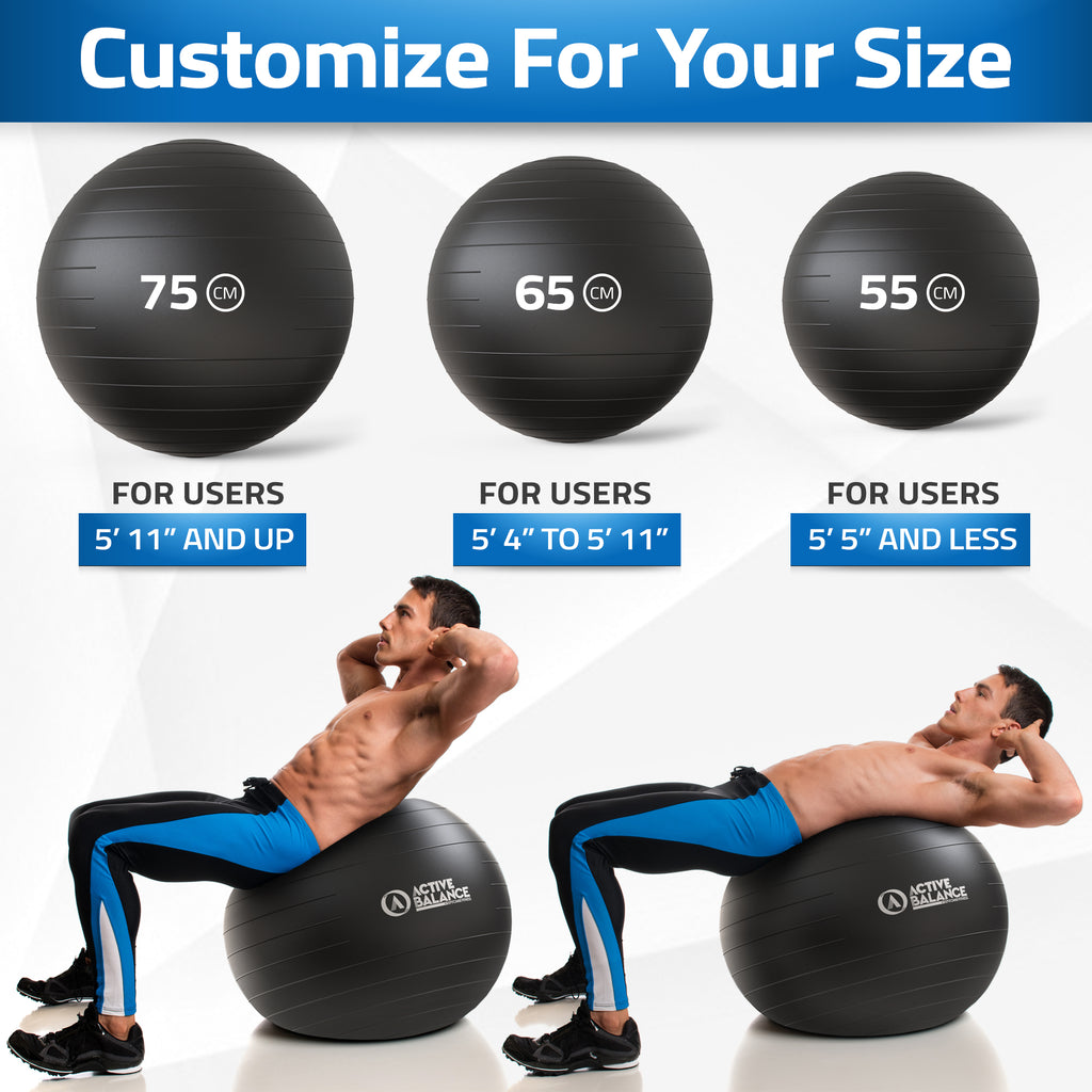 Balance Exercise Ball Active Balance Exercise Ball – Epitomie Fitness