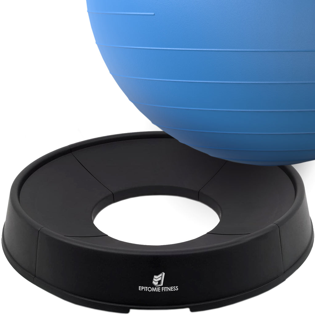 Stability Ball Stand 1024x1024 Exercise Ball Base for Stability - Stand For Balance Balls Fits Balls –  Epitomie Fitness