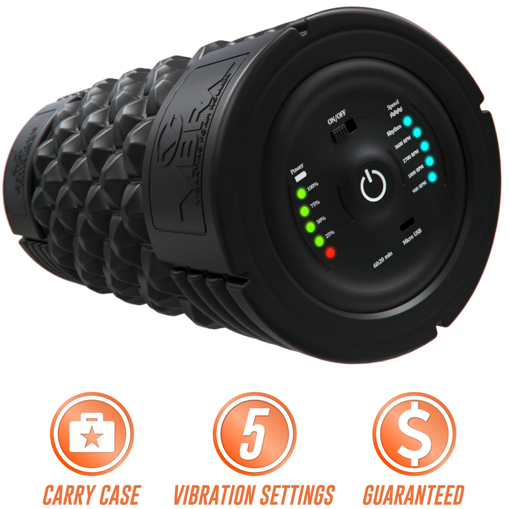 VIBRA Vibrating Foam Roller Epitomie Fitness VIBRA Vibrating Foam Roller Epitomie Fitness